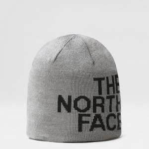 The North Face Reversible TNF Banner Beanie γκρι μαυρα | HEMGTS-196
