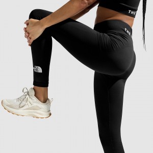 The North Face Seamless Leggings μαυρα | IPCULX-564