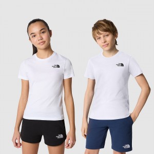 The North Face Simple Dome T-Shirt ασπρα | IAWLGU-653