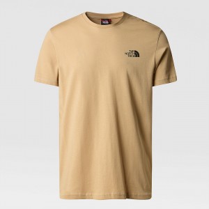 The North Face Simple Dome T-Shirt Χακί | TJOMGN-530