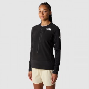 The North Face Summit Altimetro 3/4 Zip Top μαυρα | WVICQF-875