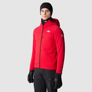 The North Face Summit Casaval Μεσαία Στιβάδα Hoodie κοκκινα | NBYLCX-703