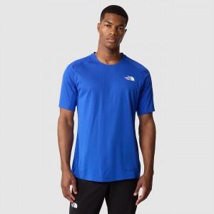 The North Face Summit Crevasse T-Shirt μπλε | KNCQXM-971