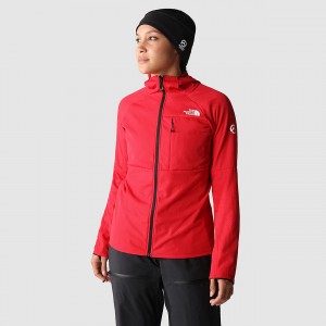 The North Face Summit Series™ FUTUREFLEECE™ Κουκουλοφόρος Jacket κοκκινα | VFBGLS-370