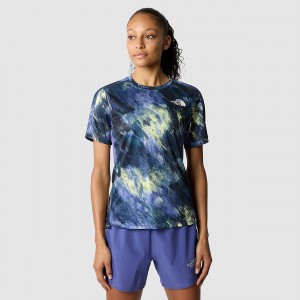 The North Face Sunriser T-Shirt μπλε | KAXSJQ-203