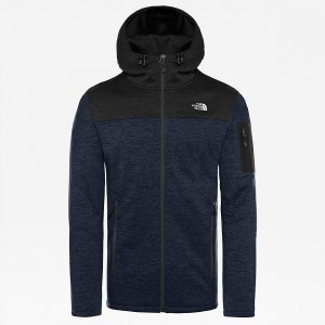 The North Face Tech Emilio Κουκουλοφόρος Fleece σκουρο μπλε σκούρο μαυρα | XCSAIL-143
