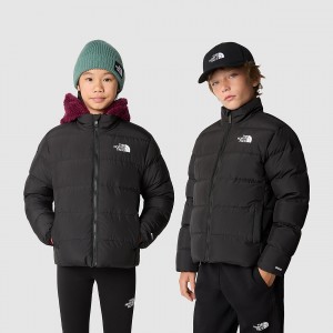 The North Face Teen's Reversible North Down Jacket μαυρα | YATSWG-872