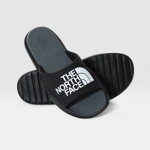 The North Face Triarch Slides μαυρα ασπρα | BOMVZS-597