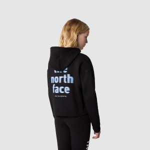 The North Face σταμπεσ Hoodie μαυρα | EUGOTC-297