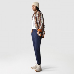 The North Face κλασικα Slim Ευθεία Trousers σκουρο μπλε | RCZEDP-713