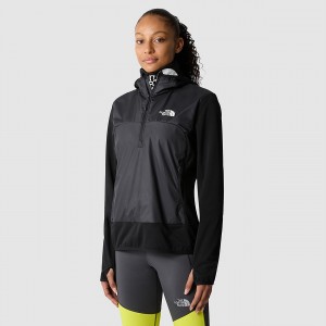 The North Face Χειμερινά Warm Pro 1/4 Zip Κουκουλοφόρος Jacket μαυρα | MXVSYT-410
