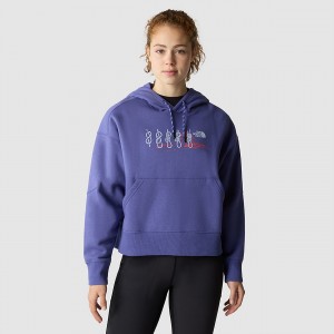 The North Face outdoor σταμπεσ Hoodie μπλε | LYHTOD-413